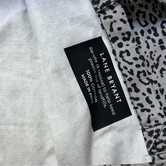 Lane Bryant canvas tote NEW - Picture 2 of 2
